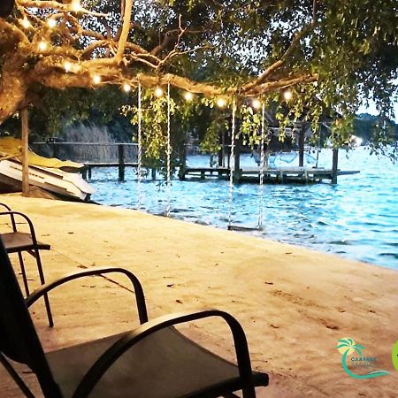 Cabanas Marias Lakefront Hotel Bacalar Luaran gambar