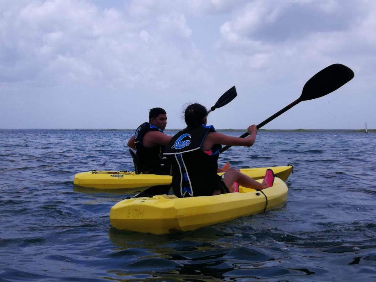 Cabanas Marias Lakefront Hotel Bacalar Luaran gambar