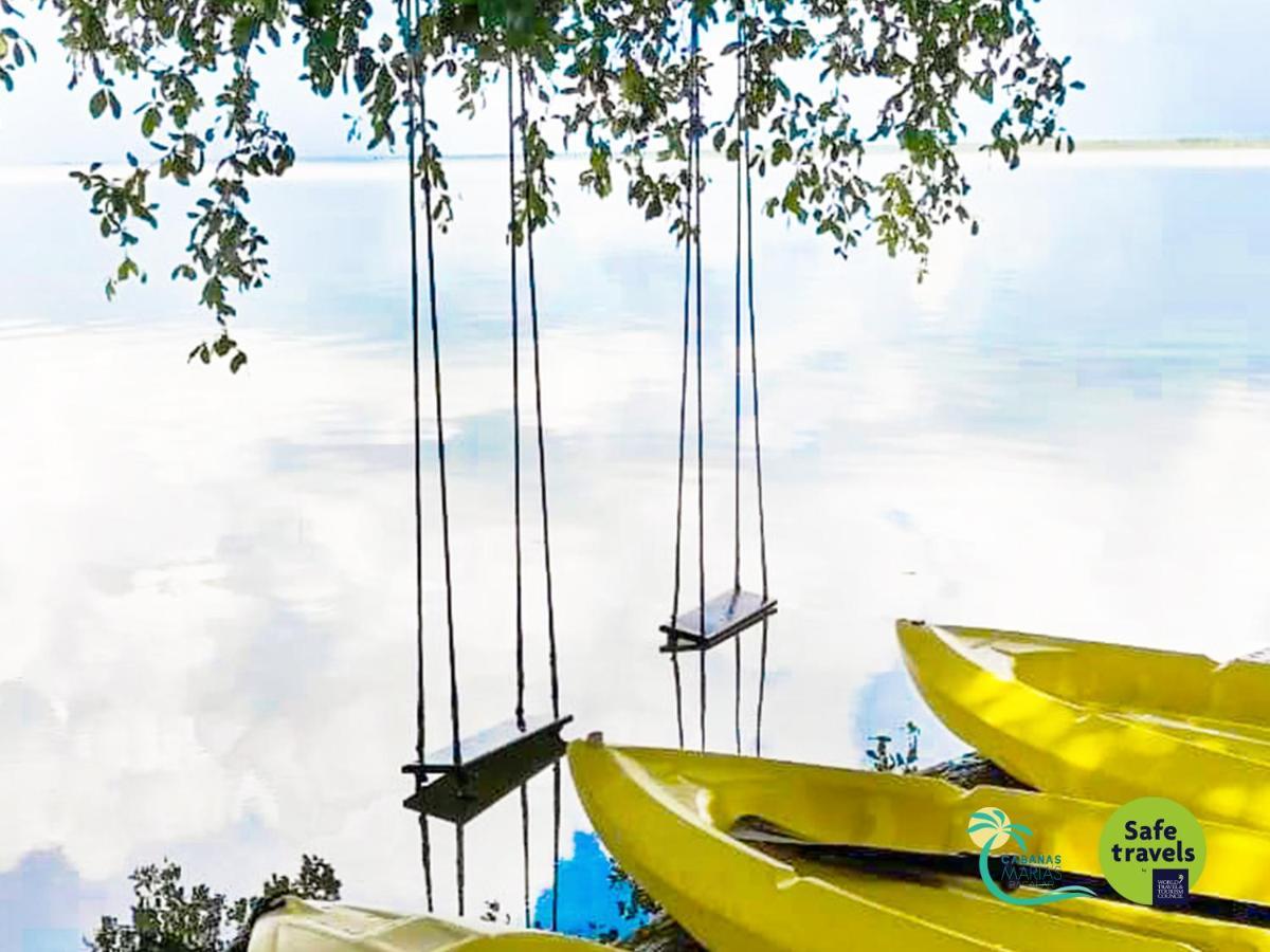 Cabanas Marias Lakefront Hotel Bacalar Luaran gambar